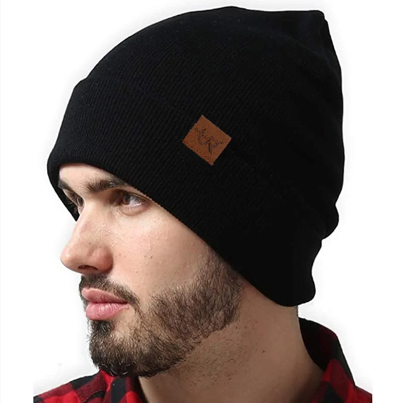 Unisex Beanie Hat URGENTMAN Casual Beanie For Men & Women Warm Soft Knitted Hat Stylish Plain Daily Winter Hat